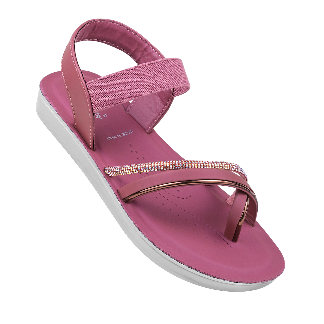Ladies Pu Flat Sandals
