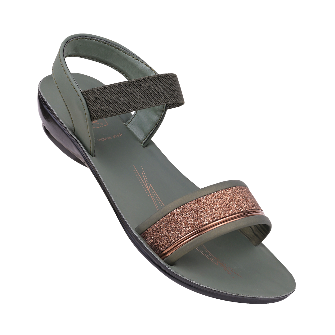 Ladies Pu Flat Sandals